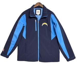 G-III Chargers Full Zip Jacket Size Large Navy Blue Men’s LA300285 NFL